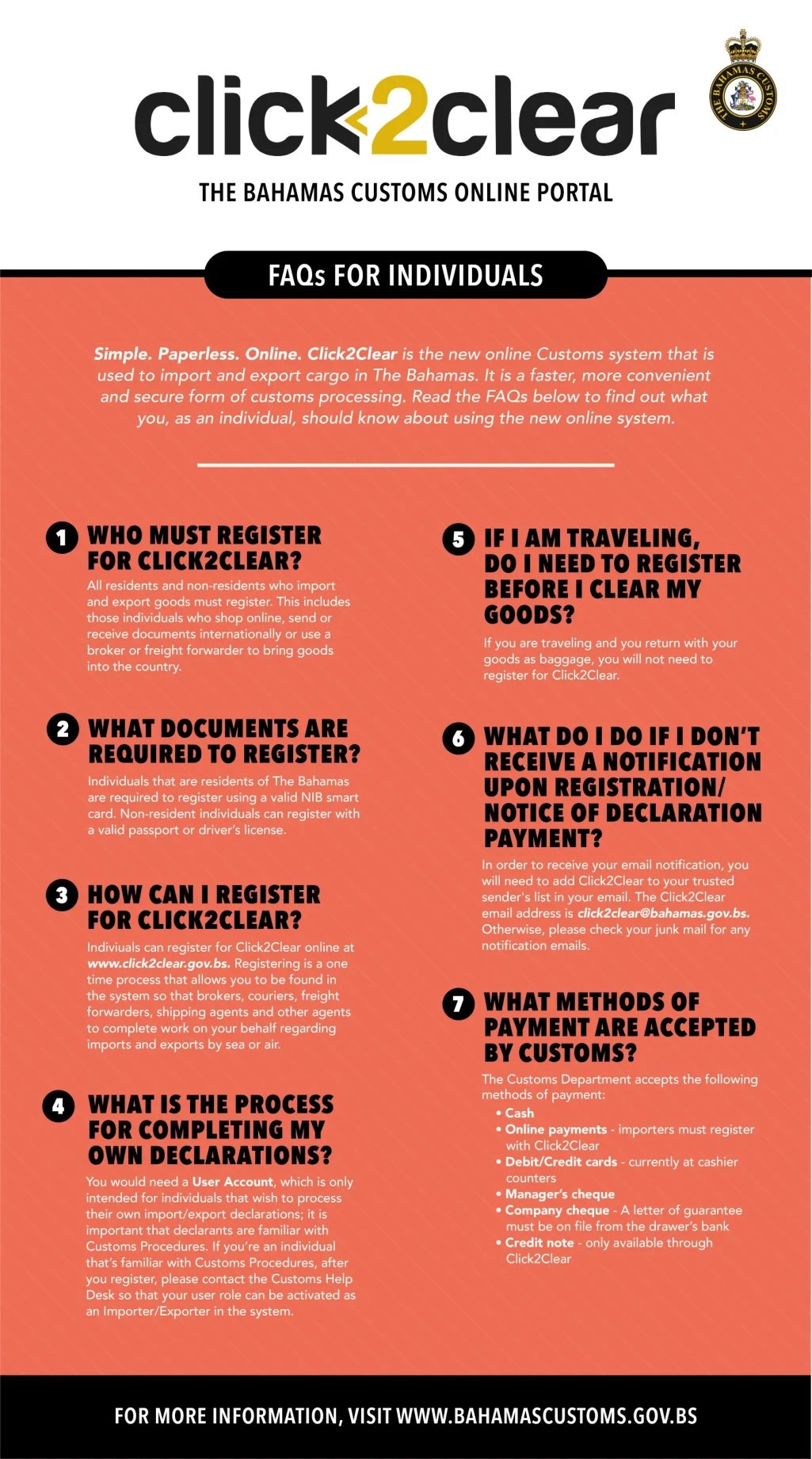 Click2Clear: Frequently Asked Questions (Flyers)