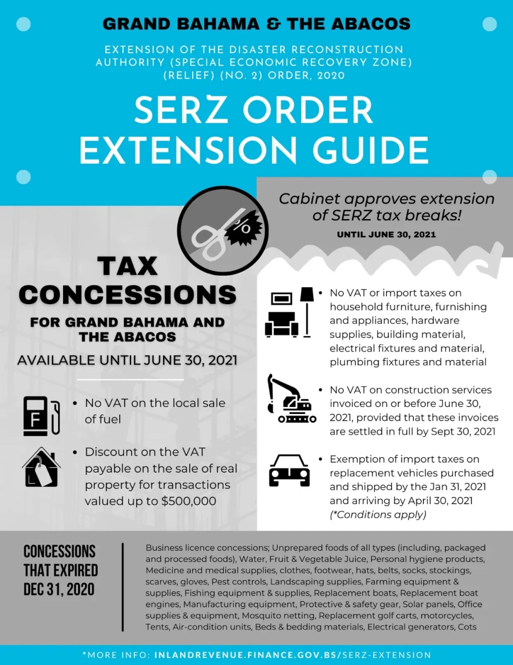SERZ Order Extension Guide (Grand Bahama & Abaco)